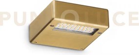 Tab applique a parete in allumnio led 3000k 24w  3050 lm ottone