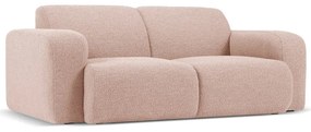 Divano in tessuto bouclé rosa 170 cm Molino - Micadoni Home