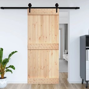 Porta Narvık 70x210 Cm İn Legno Massello Di Pino /