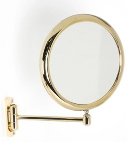 Koh-I-Noor Doppiolo Specchio Ingranditore X3 Tondo 23 Cm Bifacciale A Muro Oro