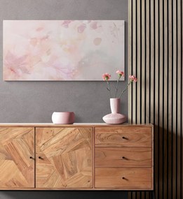 Quadro su tela – Foglie pastello
