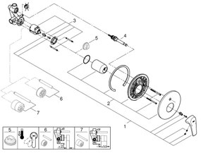 GROHE 29117000 - Miscelatore per vasca LINEARE, cromo lucido