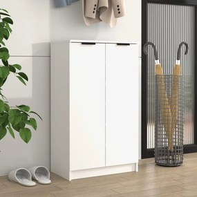 Scarpiera Bianca 59x35x100 Cm İn Legno Multistrato /