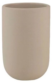 Tazza in ceramica color crema per spazzolini da denti Lotus - Mette Ditmer Denmark