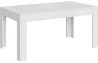 Tavolo Allungabile 160-220x90x77 cm Bibi Bianco Frassino