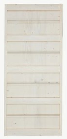 Anta per porta scorrevole Storage in legno massello bianco L 96 x H 215 cm reversibile