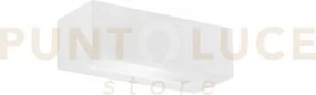 Applique a parete candida bianca 1 luce attacco e14 22x9x7cm