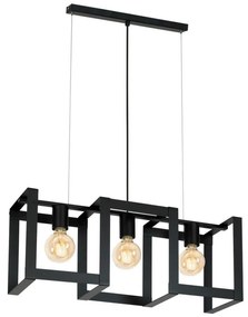 Lampadario a sospensione con filo KARTEL 3xE27/60W/230V