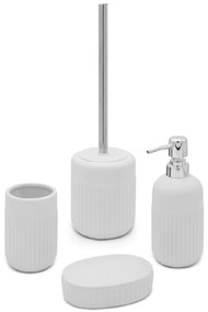 Set 4 Accessori D'Appoggio Feridras "Nevada" Bianco