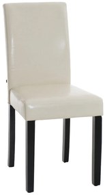 Sedia Da Sala Da Pranzo Ina: Elegante Design E Massimo Comfort / Creme / Schwarz