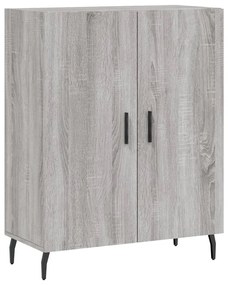 Credenza grigio sonoma 69,5x34x90 cm in legno multistrato