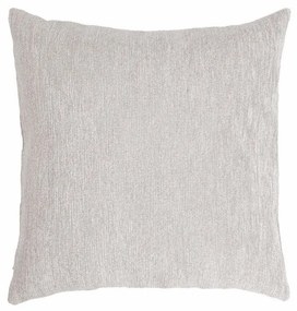 Federa cuscino gobelin 42x42 cm Chenille Plain grigio