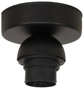 Duolla - Plafoniera DUO 1xE27/40W/230V diametro 40 cm nero/oro