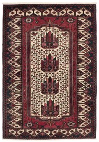 Hamedan Tappeto persiano 150 x 110 Beige (Iran) Annodato A Mano