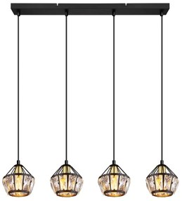 Globo 54359-4H - Lampadario a sospensione con filo LOIS 4xE14/40W/230V