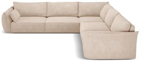 Divano angolare beige (variabile) Vanda - Mazzini Sofas