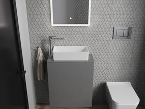 Mexen Nadia lavabo da appoggio 46 x 23 cm, bianco - 21614600