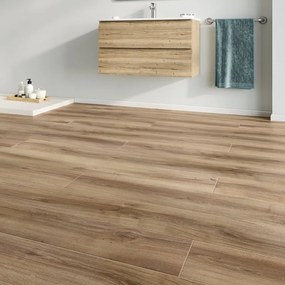 Pavimento laminato passaggio intenso ARTENS Zaragoza XL marrone, 2.2 m²