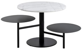 Tavolino rotondo bianco ø 60 cm Lahti - Actona