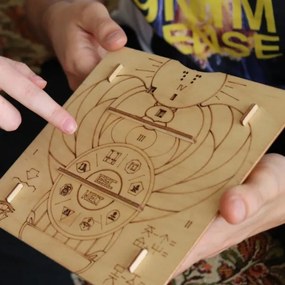 EscapeWelt - 3D puzzle meccanico in legno Piramide