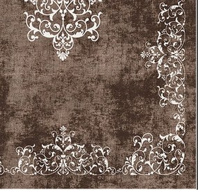 Set di tappetini per il bagno marroni 2 pz 60x100 cm – Foutastic