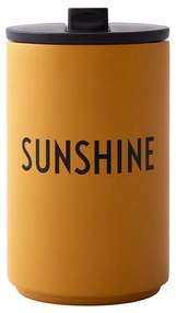 Tazza da viaggio Mustard , 350 ml Sunshine - Design Letters