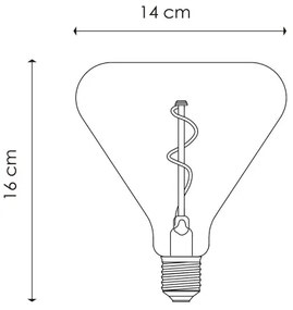 Lampadina LED dimmerabile VINTAGE EDISON E27/3W/230V 1800K