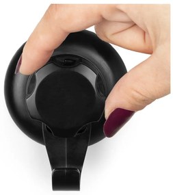 Set di ganci senza foratura neri in acciaio 4 pz Bestlock – Compactor