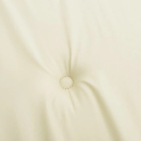 Cuscino per Panca Crema 120x50x3 cm in Tessuto Oxford