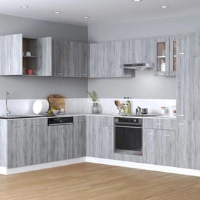 Mobile Pensile Grigio Sonoma 60x31x60 Cm Legno Ingegnerizzato /
