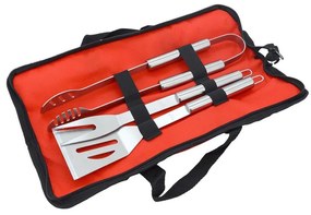 Utensili per grigliare in acciaio inox 3 pz