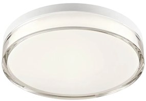 Redo 01-3732 - Plafoniera LED FRISBI LED/18W/230V 3000/4000K IP44 bianco