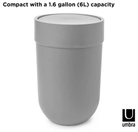 Contenitore per rifiuti in plastica da 6 l Touch - Umbra