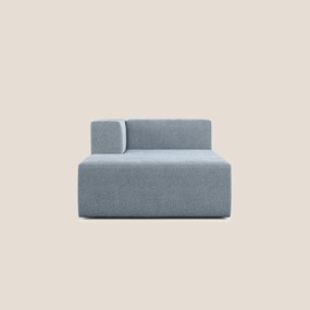 Nettuno modulo chaise longue in morbido tessuto bouclè T07 carta da zucchero