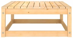 Set Salotto Giardino 10pz Cuscini Antracite Legno Massello Pino