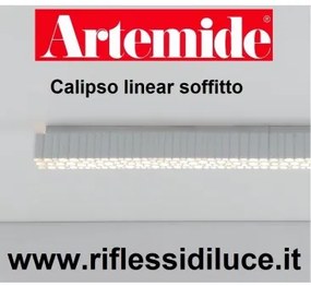 Artemide calipso linear 180 soffitto 63 w led 3000k