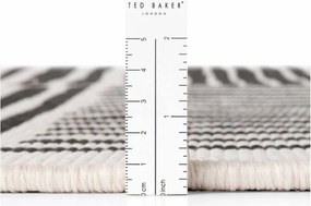 Tappeto da interno/esterno rotondo nero/color crema ø 200 cm Haringey Bounds – Ted Baker