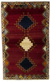 Gabbeh Tappeto 120 x 190 Rosso (Iran) Annodato A Mano
