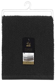 Asciugamano Ospite Per Bagno 40x60 Cm Feridras "Gold" Nero