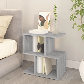 Comodini grigio sonoma 2pz 50x30x51,5 cm in legno multistrato