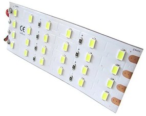 Pannello Plafoniera Led Flessibile 24V 8W Bianco Caldo 10cm Per Luci Abitacolo Cassone Cabina Camion Barca