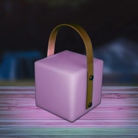 Lampada da esterno MAJORKA LED RGBW, 0,5 W / 5 V USB, 1200 mAh, IP44, bianca