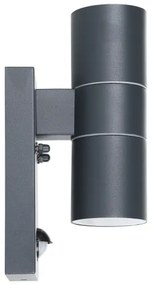 Eglo 32899-LED Applique da esterno con sensore RIGA 5 2xGU10/3W/230V IP44