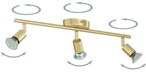 Eglo 33186 - Faretto LED BUZZ-LED 3xGU10/2,8W/230V 3000K oro