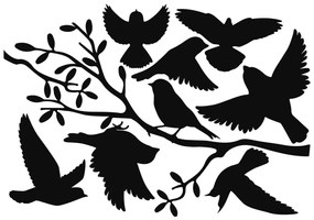 Adesivo antiuccelli per finestra 33x23 cm – Esschert Design