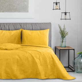 Copriletto arancione e giallo per letto matrimoniale 200x220 cm Palsha - AmeliaHome