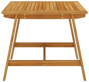 Set mobili da pranzo per giardino 3 pz grigio scuro