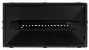 Lampada Emergenza 12W LED, 732lm, IP65, AutoTest, funzione SE / SA Colore del corpo Nero