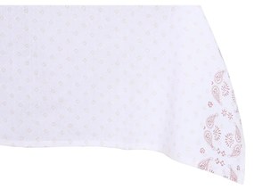 Tovaglia e tovaglioli DKD Home Decor Rosa Bianco (150 x 250 x 0,5 cm) (2 Unità)