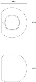 Sky fall applique 2x3w 304lm 3000k black